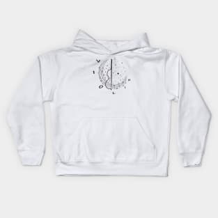 Violin Music Notes Kids Hoodie